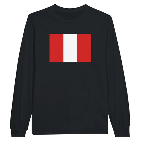 T-shirt manches longues pérou couleur coton mélangé doux