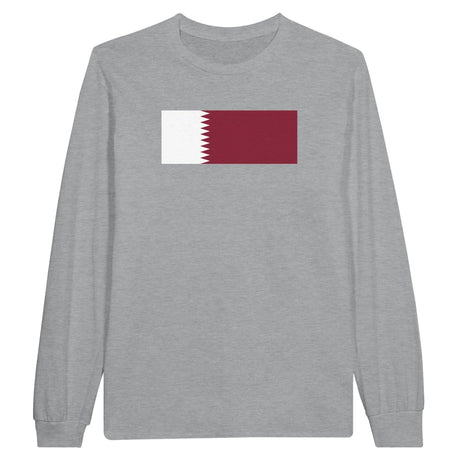 T-shirt manches longues qatar coton mélangé imprimé doux