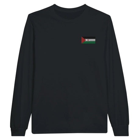 T-shirt manches longues république arabe sahraouie brodé coton