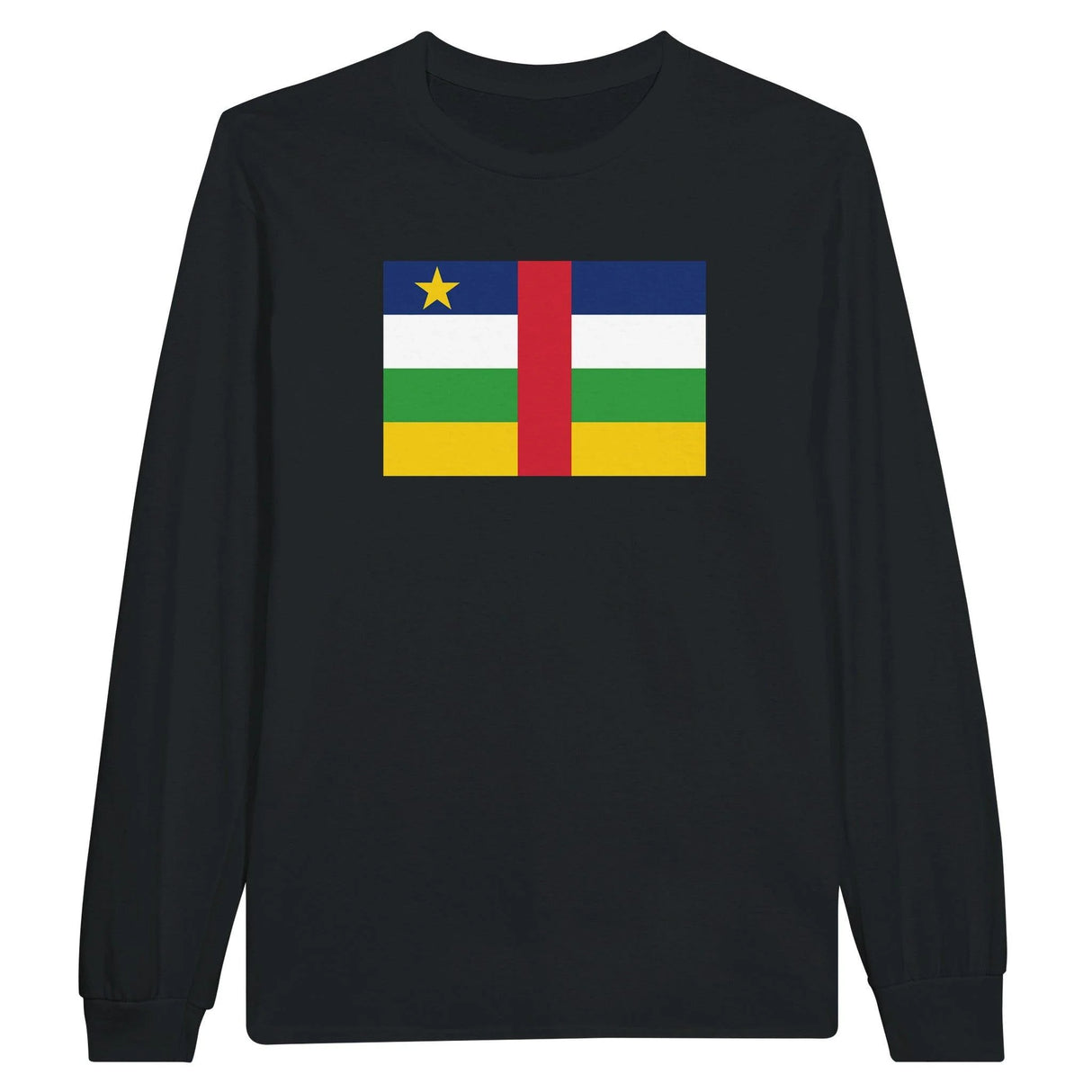 T-shirt manches longues république centrafricaine coton mélangé
