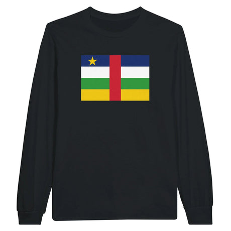 T-shirt manches longues république centrafricaine coton mélangé