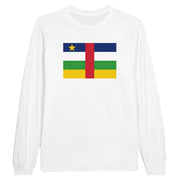 T-shirt manches longues république centrafricaine coton mélangé