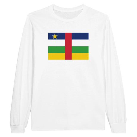 T-shirt manches longues république centrafricaine coton mélangé