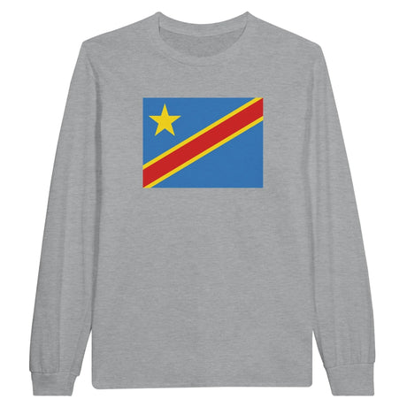 T-shirt manches longues république démocratique congo coton