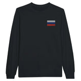T-shirt manches longues russie coton doux broderie couleur