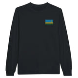 T-shirt manches longues rwanda broderie couleur coton doux