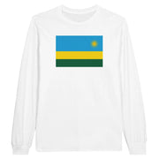 T-shirt manches longues rwanda coton mélangé imprimé