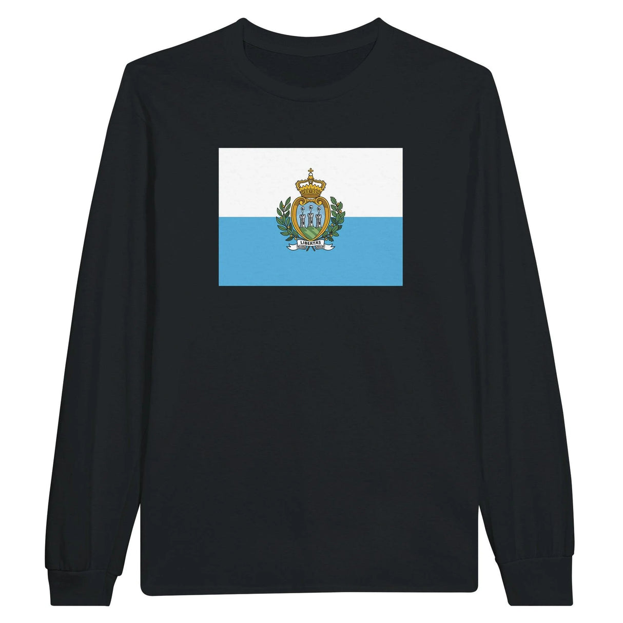 T-shirt manches longues saint-marin coton douceur exceptionnelle