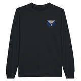 T-shirt manches longues saint-martin coton broderie couleur
