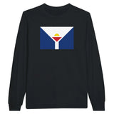 T-shirt manches longues saint-martin coton mélangé imprimé