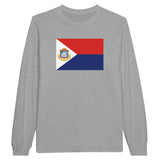T-shirt manches longues saint-martin coton mélangé imprimé