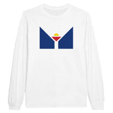 T-shirt manches longues saint-martin coton mélangé imprimé