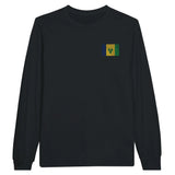 T-shirt manches longues saint-vincent broderie coton doux