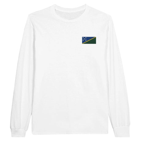 T-shirt manches longues salomon broderie couleur coton doux