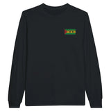 T-shirt manches longues sao tomé-et-principe broderie coton