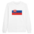 T-shirt manches longues slovaquie coton mélangé imprimé