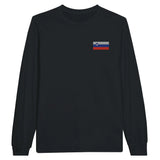 T-shirt manches longues slovénie broderie coton doux