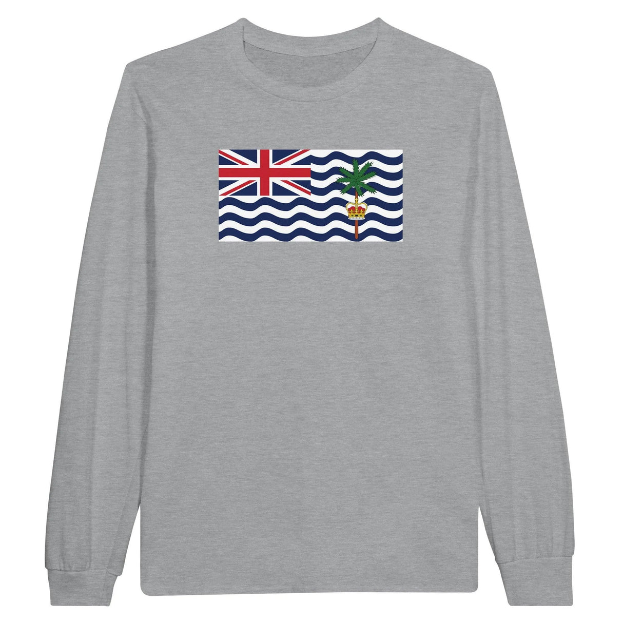 T-shirt manches longues territoire britannique coton mélangé