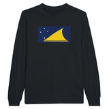 T-shirt manches longues tokelau couleur coton mélangé doux