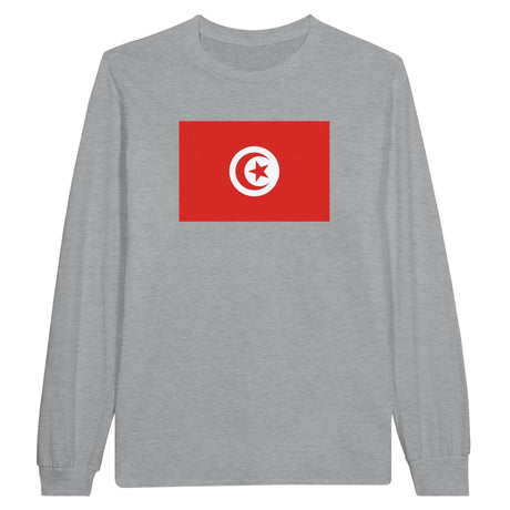 T-shirt manches longues tunisie couleur coton mélangé doux