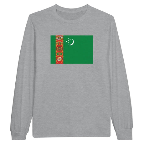 T-shirt manches longues turkménistan coton mélangé doux