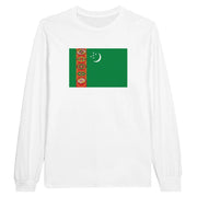 T-shirt manches longues turkménistan coton mélangé doux