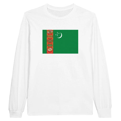 T-shirt manches longues turkménistan coton mélangé doux