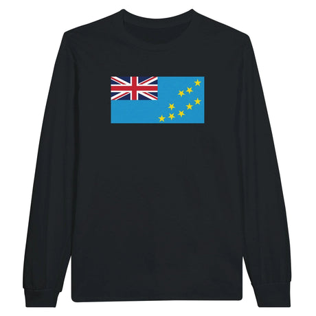 T-shirt manches longues tuvalu couleur coton mélangé doux