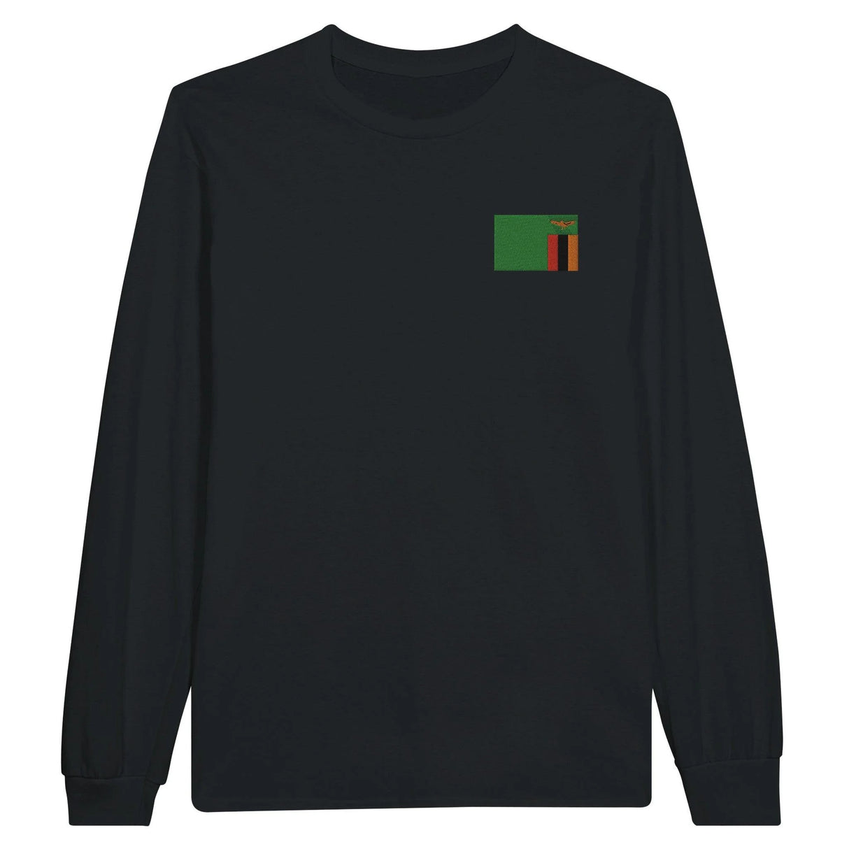 T-shirt manches longues zambie broderie couleur coton doux