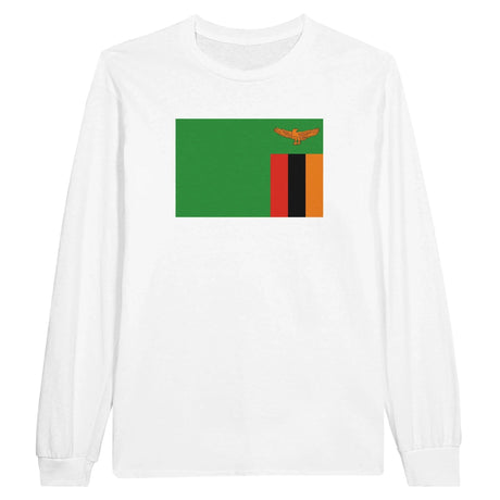 T-shirt manches longues zambie couleur coton mélangé doux