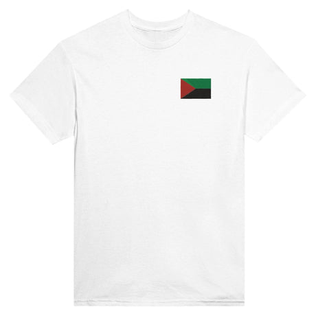 T-shirt martinique broderie couleur coton épais