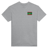 T-shirt mauritanie broderie couleur en coton mélangé
