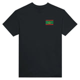 T-shirt mauritanie broderie couleur en coton mélangé