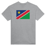 T-shirt namibie brodé en coton mélangé couleurs patriotiques