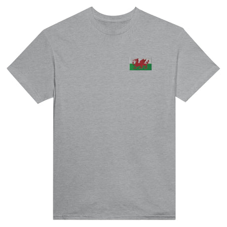 T-shirt pays de galles broderie couleur coton épais