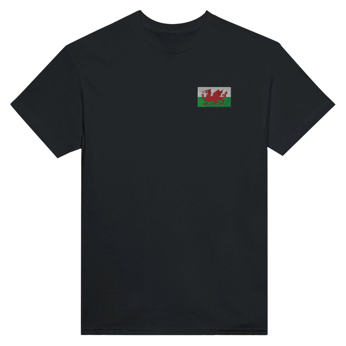 T-shirt pays de galles broderie couleur coton épais