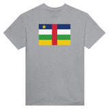T-shirt république centrafricaine brodé coton mélangé