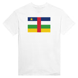 T-shirt république centrafricaine brodé coton mélangé