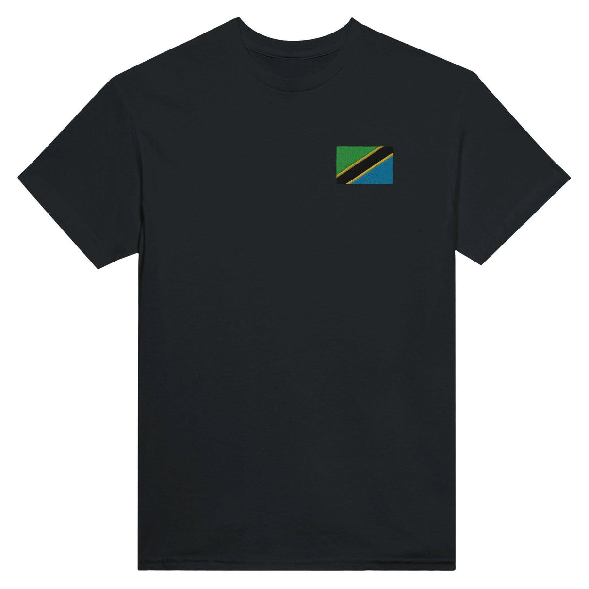 T-shirt tanzanie broderie couleur coton épais
