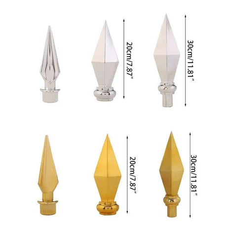 Tête de mât france or argent plastique aluminium moulé