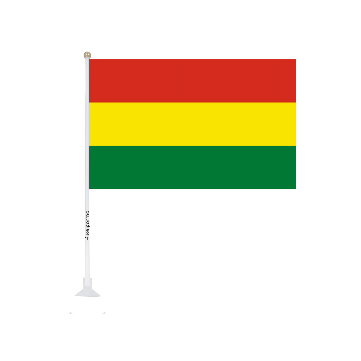 Mini flag suction cup Flag of Bolivia